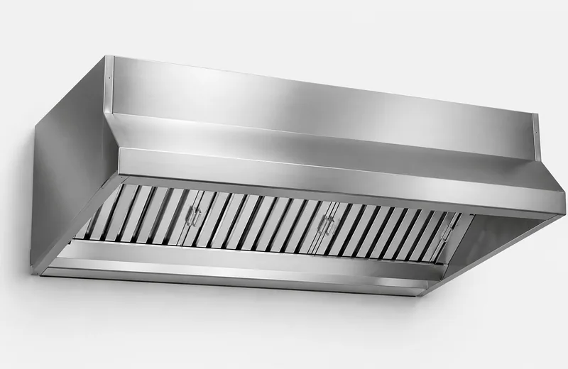 Campana extractora en acero inoxidable para cocina industrial