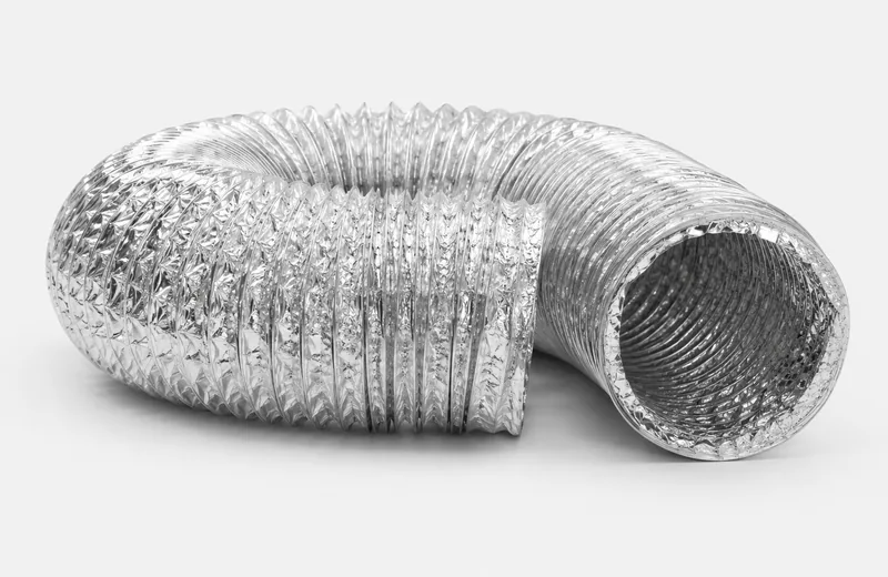 Ducto flexible de aluminio para ventilación y extracción de aire