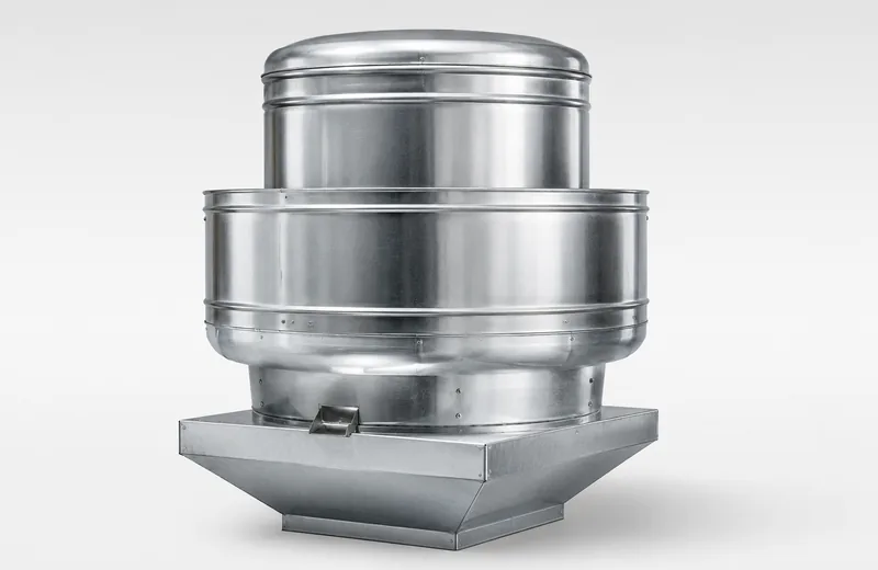 Extractor tipo hongo metálico para cubierta y ventilación